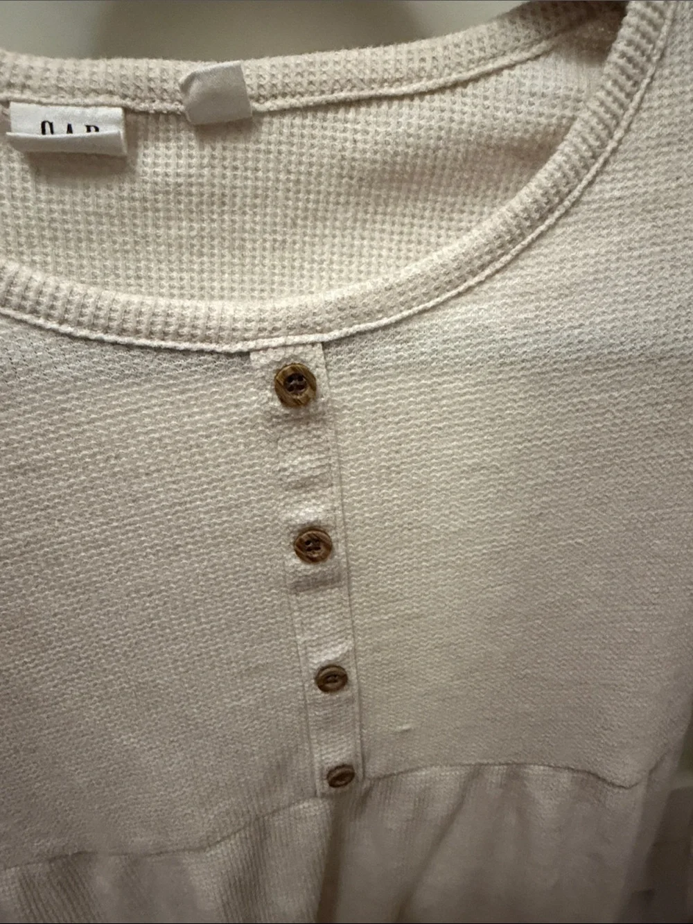 GAP Kids Long-Sleeve Waffle Knit Dress